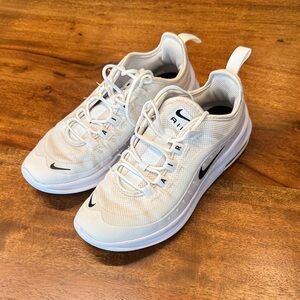 Nike Air Max White and Black Sneakers